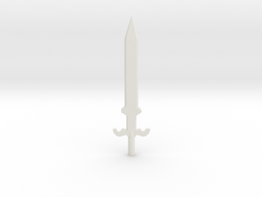 Master Sword in White Natural Versatile Plastic