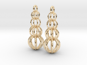 Earrings in 14k Gold Plated Brass