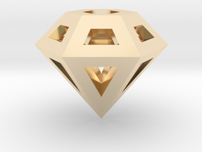 Diamond Pendant in 14K Yellow Gold