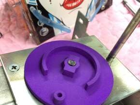 Pinball Drive Wheel #03-8476 (TZ & BoP) in Purple Processed Versatile Plastic