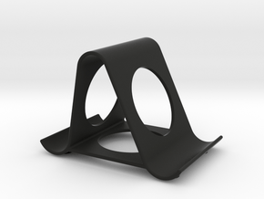 iPhone stand in Black Natural Versatile Plastic