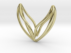 sWINGS Fine, Pendant. Pure Elegance. in 18k Gold Plated Brass