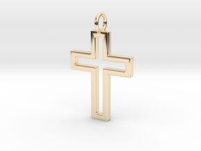 Cross Pendent in 14K Yellow Gold