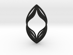 sWINGS Duo, Pendant. Pure Elegance. Perfect Comfor in Black Natural Versatile Plastic