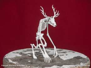 Wendigo Skeleton in White Natural Versatile Plastic