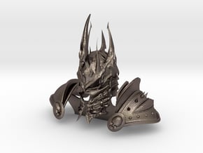 Lich King style armor in Polished Bronzed Silver Steel
