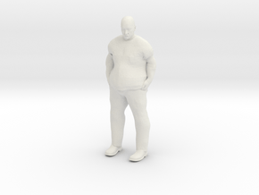Large Guy 1/29 scale in White Natural Versatile Plastic