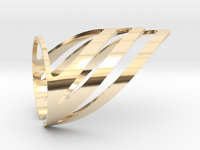 Chevron (Large) in 14k Gold Plated Brass