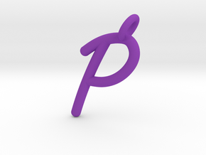 P in Purple Processed Versatile Plastic