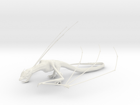Dragon in White Natural Versatile Plastic