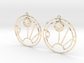 Sally - Earrings - Series 1 in 14K Yellow Gold