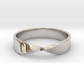 Mobius Ring (Size 7) in Platinum