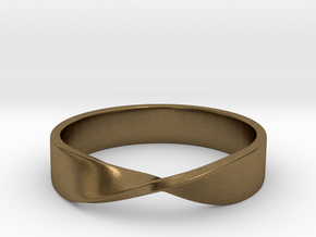 Mobius Ring (Size 7) in Natural Bronze