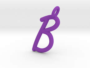 B in Purple Processed Versatile Plastic
