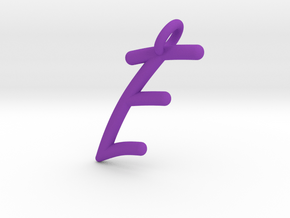 E in Purple Processed Versatile Plastic