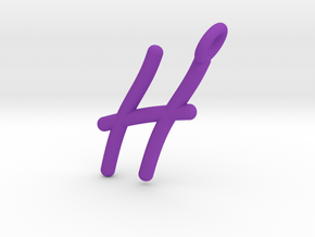 H in Purple Processed Versatile Plastic
