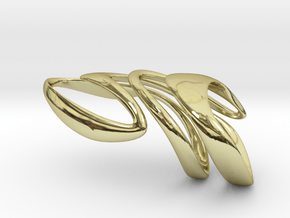 AKUSENTO Ring in 18k Gold Plated Brass