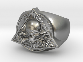 Saint Vitus Ring Size 15 in Natural Silver