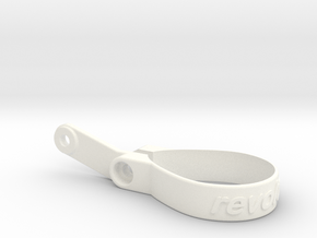 Synapse Race Plate Holder in White Processed Versatile Plastic