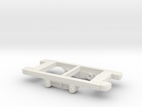 Gn15 Sand Hutton Wagon Chassis  in White Natural Versatile Plastic