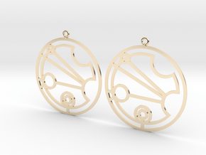 Justina - Earrings - Series 1 in 14K Yellow Gold