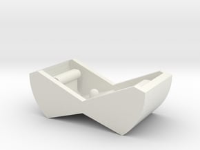 Switch Cover, Klixon 20TC (v0.6) Smooth Front in White Natural Versatile Plastic