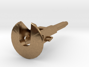 Coupler for D29 Pockets 1:48 in Natural Brass