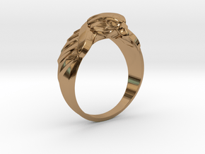 Eagle Ring 19mm in Polished Brass