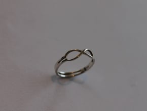 68 Forever Ring Size 7 in Polished Silver