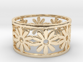 33 Daisy Ring V1 Ring Size 7.75 in 14K Yellow Gold
