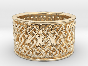 Celtic knot 1 ring Ring Size 9 in 14K Yellow Gold