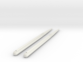 ChopSticks in White Natural Versatile Plastic