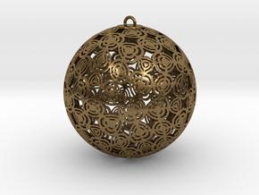 Christmas Ornament 1 in Natural Bronze