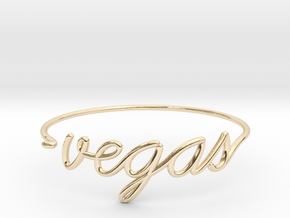 VEGAS Wire Bracelet (Las Vegas) in 14k Gold Plated Brass