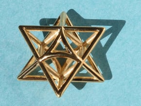 Star Pendant #3 in 18K Gold Plated