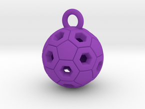 SOCCER BALL B in Purple Processed Versatile Plastic