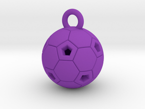 SOCCER BALL C in Purple Processed Versatile Plastic
