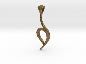 Neda Symbol (hammered texture) in Natural Bronze