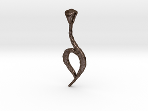 Neda Symbol (hammered texture) in Polished Bronze Steel