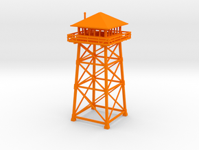 Firewatch Lookout Tower 10cm in Orange Processed Versatile Plastic