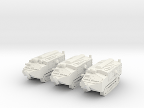 1/144 Schneider CA-1 tank (3) in White Natural Versatile Plastic
