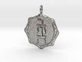 tetragramatondisc3 (fixed) in Natural Silver