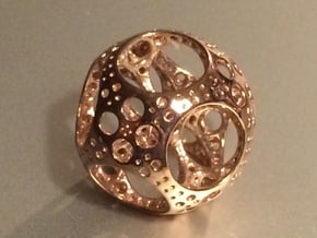 Apollonian Octahedron Mini in 14k Rose Gold Plated Brass
