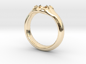 Scalloped Ring (size 5.5) in 14K Yellow Gold