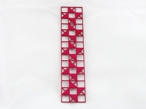 Double Friendship Star Bookmark in Pink Processed Versatile Plastic