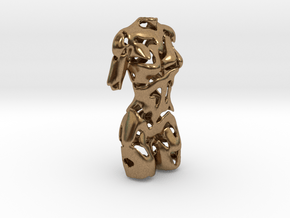 Woman Torso  in Natural Brass