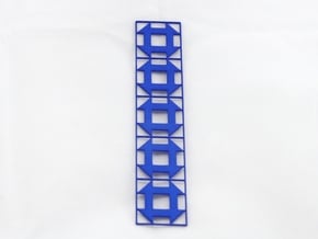 Churn Dash Bookmark in Blue Processed Versatile Plastic