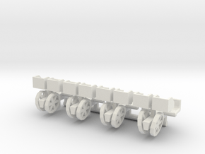 1/64 Transplanter with plant bins, set of 4 in White Natural Versatile Plastic