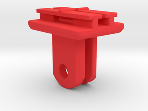 Contour to GoPro Inline Mount in Red Processed Versatile Plastic