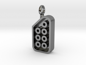 NES Hers Controller Pendant in Polished Silver